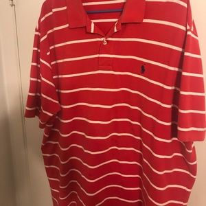 Polo striped button up shirt